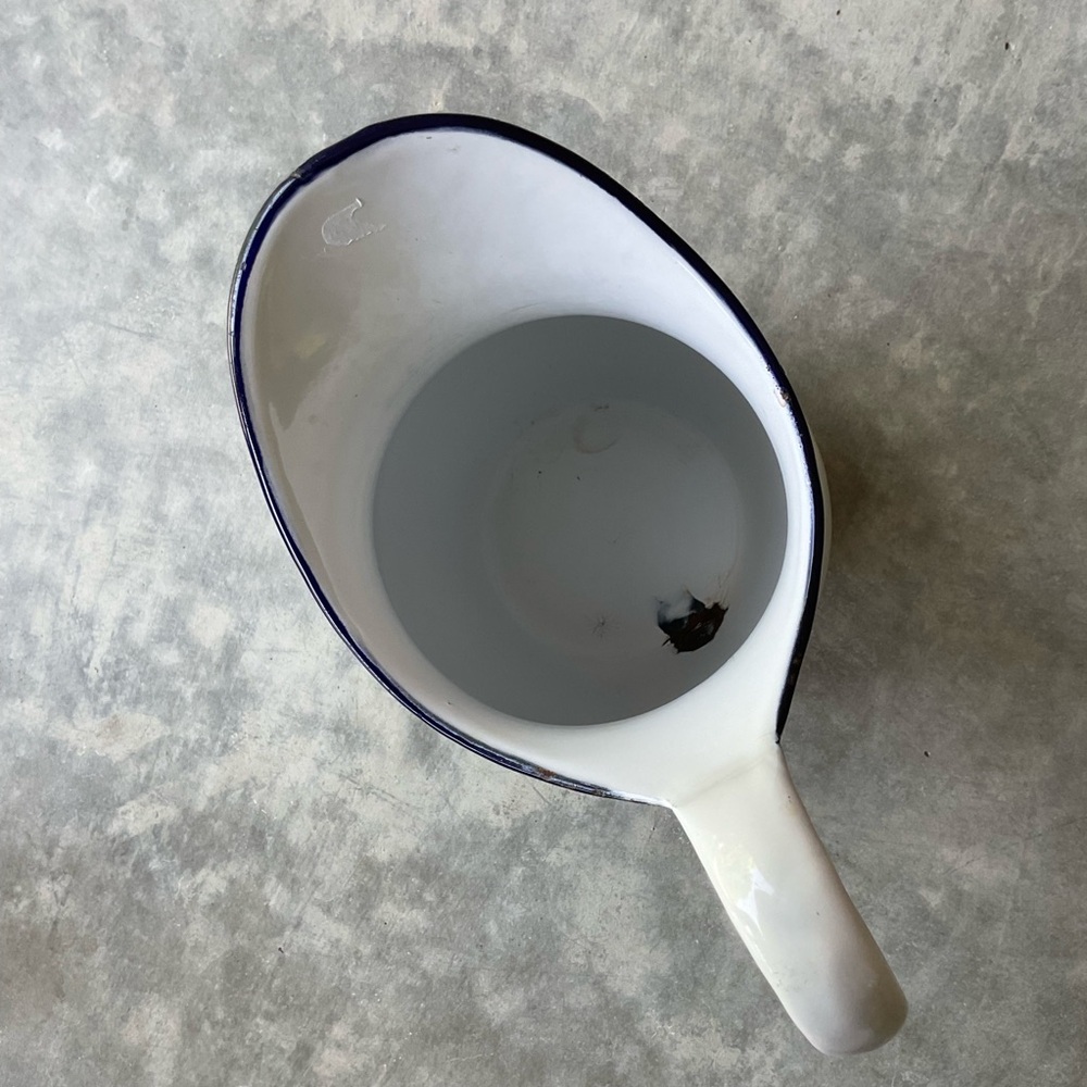 Vintage Enamelware Cream Pitcher - Picture 6 of 7